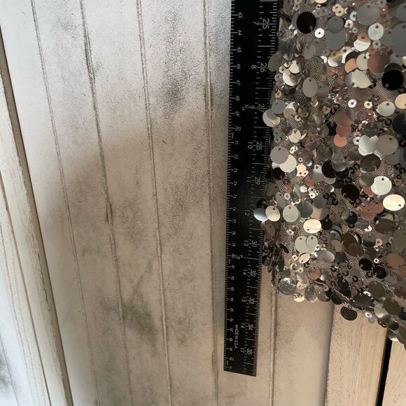 B. Darlin
Sequin Strapless Side Slit Midi Dress fairy core festival S futuristic - Picture 8 of 11